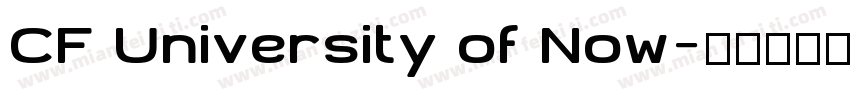 CF University of Now字体转换